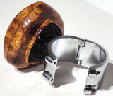 Steering Wheel Spinner Suicide Knob for 1-1/4” Wheel Wood Grain Plastic GG#80102