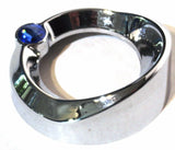 Gauge Cover for 2005 & Older Peterbilt Blue Jewel 2 1/4" Visor UP#20816 Each