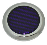 Round Reflectors 2-1/8" O.D. Purple Acrylic Lens w/Bezel Stick-On GG#80833-Pair