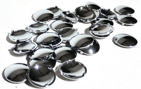 UP Chrome Plastic Button Cover Fits Kenworth (Pack Of 10)