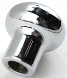 Air Brake Valve Tractor Trailer Knob Set Screw-on Chrome Red Jewel GG#95875-925