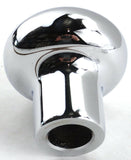 Air Brake Valve Tractor Trailer Knob Set Screw-on Chrome Red Jewel GG#95875-925