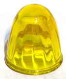 Bumper Guide Dome Light Lens Light Amber Glass Watermelon 1-5/8 OD #7721LA Pair