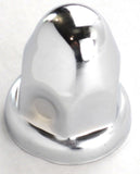 UP Lug Nut Covers 1 1/2" Push-On Bullet Chrome 2 1/4" Tall #10006 Set of 20