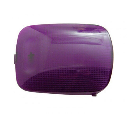 dome light lens rectangular purple plastic for Peterbilt 2006+ 379 replacement