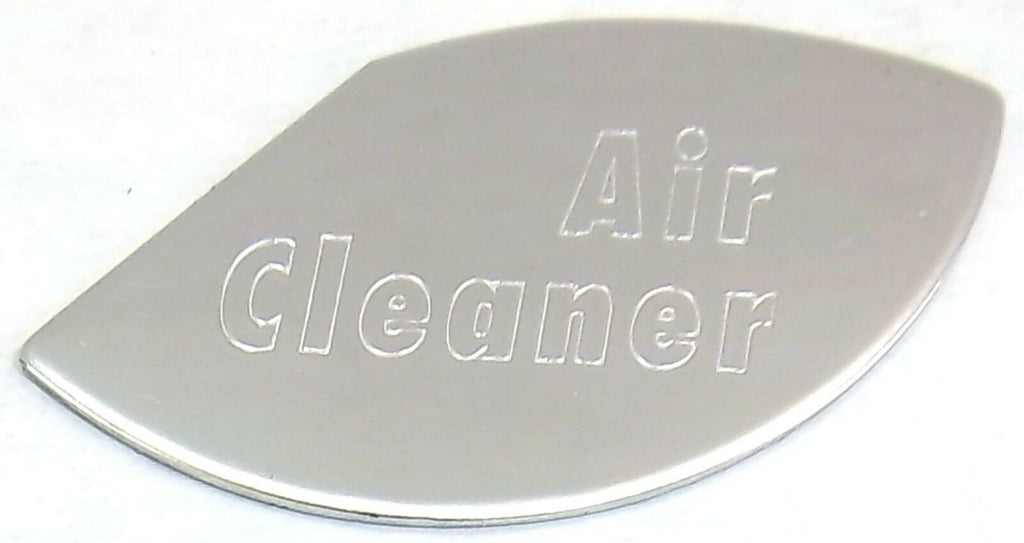 GG Gauge Emblem for Peterbilt Air Cleaner Block Letters Stainless #68437