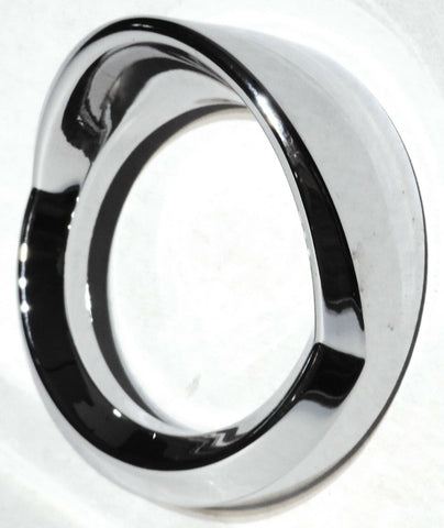 gauge cover small 2-1/8" visor chrome plastic for Peterbilt 2006+