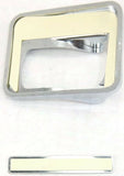 rocker switch cover fifth wheel chrome plastic stainless plaque Peterbilt 2006+