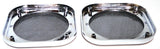 Square Speaker Covers for Various Models Kenworth & Freightliner 5-1/2" UP#40914
