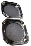 Square Speaker Covers for Various Models Kenworth & Freightliner 5-1/2" UP#40914