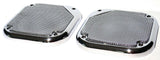 Square Speaker Covers for Various Models Kenworth & Freightliner 5-1/2" UP#40914