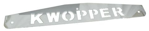UP Mud Flap Plate/Weight 24" X4" for Kenworth KWOPPER Bolt-On Chrome #10439 Pair