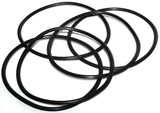 O-rings (5) black rubber for Peterbilt Truck Lite cab light two screw