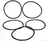 O-rings (5) black rubber for Peterbilt Truck Lite cab light two screw