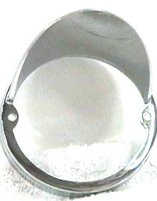 Light bezel 3 1/2" cab round horizontal Mount for Peterbilt 2 screw cab lights
