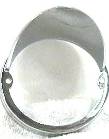 Light bezel 3 1/2" cab round horizontal Mount for Peterbilt 2 screw cab lights