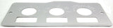 GG A/C Heater Control Plate HVAC for Peterbilt 3 Switch 3 Knob Stainless #68322