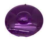 lens replacement 4" round purple plastic 3 screws for Freightliner Peterbilt KW