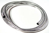 wire loom 1/4" I.D. 72" long chrome plastic for Peterbilt Kenworth Feightliner