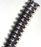 wire loom 1/4" I.D. 72" long chrome plastic for Peterbilt Kenworth Feightliner