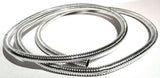 wire loom 1/4" I.D. 72" long chrome plastic for Peterbilt Kenworth Feightliner