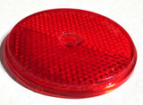 GG Reflectors Round Sealed with Center Screw Hole 2 3/8 Inch Red #80829 Pair