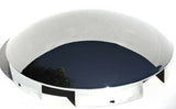 Front Hub Cap 5 Even Notches for Aluminum Wheel Dome Chrome 1" Lip UP#10119 Each