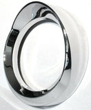 Gauge cover speedometer or tachometer 5 3/8" visor chrome for Kenworth each