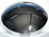 GG Front Hub Caps 6 Uneven Notches Dome Chrome Plated 1" Lip #10515-Pair