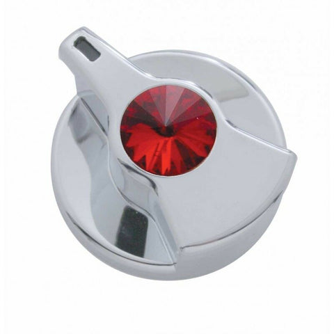 knob engine timer shutdown red jewel chrome plastic for Kenworth Peterbilt