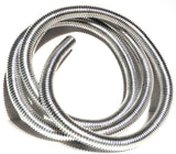 wire loom 1/2" I.D. 72" long chrome plastic for Peterbilt Kenworth Feightliner