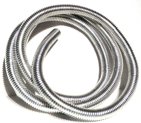 wire loom 1/2" I.D. 72" long chrome plastic for Peterbilt Kenworth Feightliner