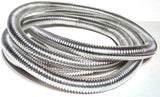 wire loom 1/2" I.D. 72" long chrome plastic for Peterbilt Kenworth Feightliner