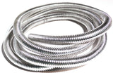 wire loom 1/2" I.D. 72" long chrome plastic for Peterbilt Kenworth Feightliner