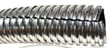 wire loom 1/2" I.D. 72" long chrome plastic for Peterbilt Kenworth Feightliner