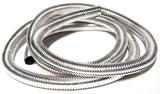 wire loom 1/2" I.D. 72" long chrome plastic for Peterbilt Kenworth Feightliner
