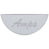 UP Gauge Emblem for Peterbilt Amperage Temperature Stainless Etched #48049
