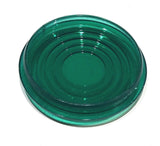 dome light lens round 1-9/16" green plastic Peterbilt 2006+ cab sleeper