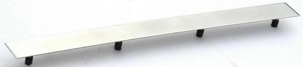Mudflap plate top 2"x24" stainless stud mount for Peterbilt Freightliner KW each