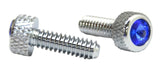 Dash Screws for Peterbilt 1987-00 Blue Jewel Chrome 1 3/16" Tall GG#67151 Pair