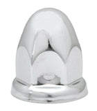 Lug Nut Covers Push-on 33mm Standard Style Chrome 2 1/8 Tall HTS#11111 Set of 20