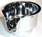 cup holder center chrome plastic for Peterbilt 2000-2004 models 377 378 379