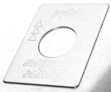 GG Switch Plate for Peterbilt Power Window Right Stainless Steel #68461