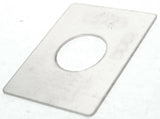 GG Switch Plate for Peterbilt Power Window Right Stainless Steel #68461
