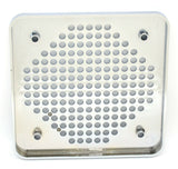 Grand General Speaker Cover for Kenworth 5 5/8 Square Chrome Plastic #52021 Each