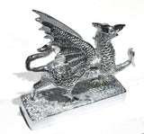 GG Hood Ornament Pull Dragon for Flat Surface Chrome Plated 5 1/4" Long #48320