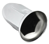 GG Lug Nut Covers 33 mm Bullet w/Flange Push on Chrome Steel 3" #10265 Set of 60