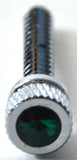 Dash Screws for Freightliner Green Jewel Chrome 1 1/2" Tall UP#24054 Set of 2