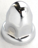 UP Lug Nut Covers 1 1/2" Push-On Bullet Chrome 2 1/4" Tall #10006 Set of 5