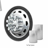 GG Lug Nut Cover 33 mm Screw-On Flat Top Cylinder Plastic 3 1/2" #10244 Set of 5
